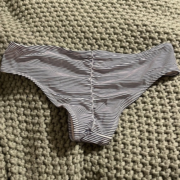 Xhilaration.. blue and white striped bathing suit bottoms. - Picture 2 of 2